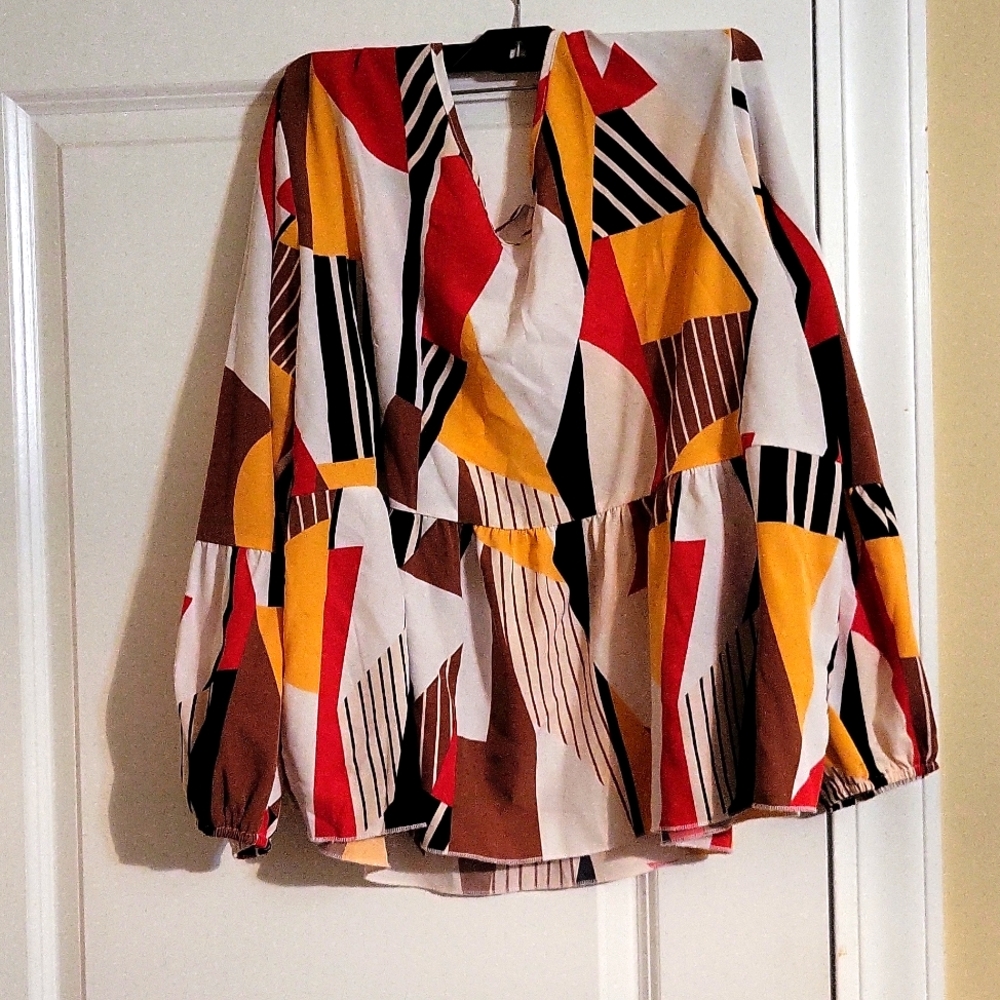 Multi color blouse